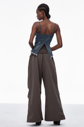 Carl Lace Up Püsküllü Kot Üstü Koyu Mavi